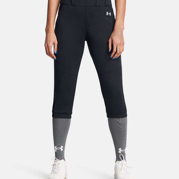 BNWT Under Armour Utility Pro Women's Pants, Black, Large - Picture 1 of 6
